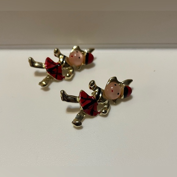 Vintage 1950’s Scottish Kilt Kinsmen Scatter Pins “Jelly Belly” Set Of Two - Picture 2 of 7